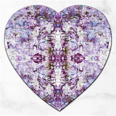 Intricate Lilac Jigsaw Puzzle (Heart)