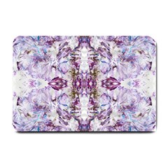 Intricate Lilac Small Doormat  by kaleidomarblingart