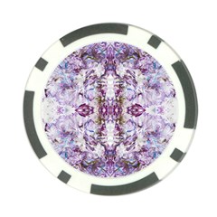 Intricate Lilac Poker Chip Card Guard (10 Pack) by kaleidomarblingart