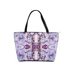 Intricate Lilac Classic Shoulder Handbag by kaleidomarblingart