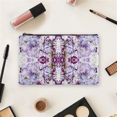 Intricate Lilac Cosmetic Bag (medium) by kaleidomarblingart