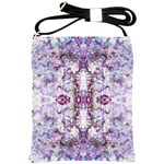 Intricate Lilac Shoulder Sling Bag Front