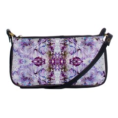 Intricate Lilac Shoulder Clutch Bag by kaleidomarblingart