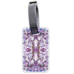 Intricate Lilac Luggage Tag (two sides)