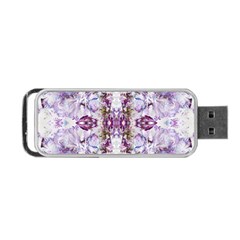 Intricate Lilac Portable USB Flash (One Side)