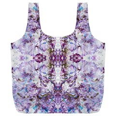 Intricate Lilac Full Print Recycle Bag (xl) by kaleidomarblingart