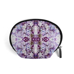 Intricate Lilac Accessory Pouch (small) by kaleidomarblingart