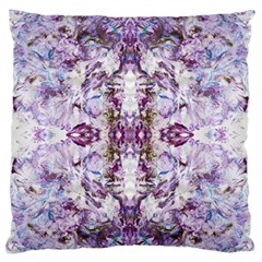 Intricate Lilac Large Flano Cushion Case (One Side)