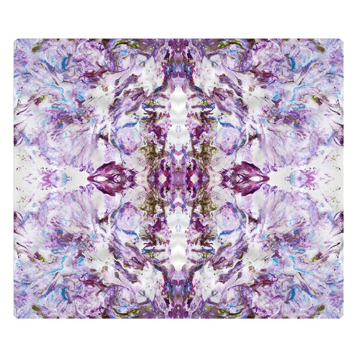 Intricate Lilac Double Sided Flano Blanket (Small) 