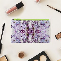 Intricate Lilac Cosmetic Bag (xs) by kaleidomarblingart