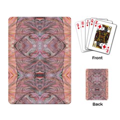 Pink Arabesque Iv Playing Cards Single Design (rectangle) by kaleidomarblingart