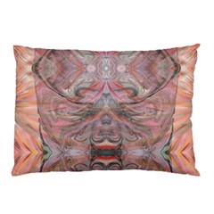 Pink Arabesque Iv Pillow Case by kaleidomarblingart