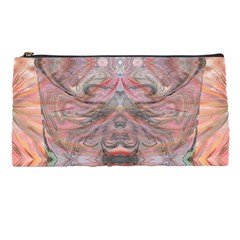 Pink Arabesque Iv Pencil Case by kaleidomarblingart