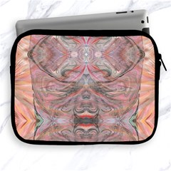 Pink Arabesque Iv Apple Ipad 2/3/4 Zipper Cases by kaleidomarblingart