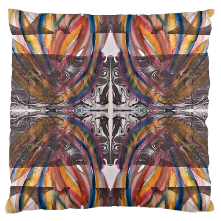 Mixed media print Large Cushion Case (Two Sides)