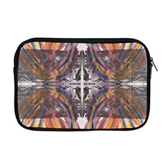 Mixed Media Print Apple Macbook Pro 17  Zipper Case by kaleidomarblingart