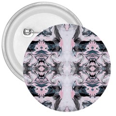 Grey On Pink Marbling 3  Buttons by kaleidomarblingart