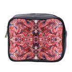 Red arabesque Mini Toiletries Bag (Two Sides) Front