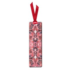 Red Arabesque Small Book Marks by kaleidomarblingart