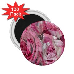 Roses Marbling  2 25  Magnets (100 Pack)  by kaleidomarblingart