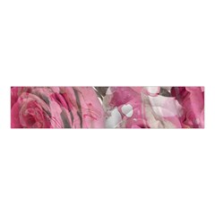 Roses Marbling  Velvet Scrunchie by kaleidomarblingart