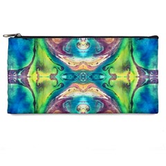 Velvet Repeat Pencil Case by kaleidomarblingart