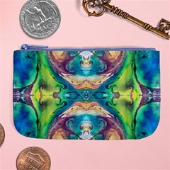 Velvet Repeat Large Coin Purse by kaleidomarblingart