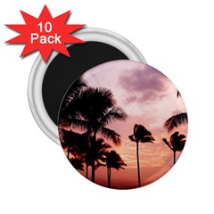 Palm Trees 2 25  Magnets (10 Pack)  by LW323