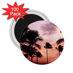 Palm Trees 2 25  Magnets (100 Pack)  by LW323