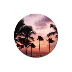 Palm Trees Magnet 3  (round) by LW323