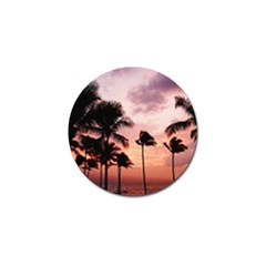 Palm Trees Golf Ball Marker (4 Pack) by LW323