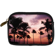 Palm Trees Digital Camera Leather Case by LW323