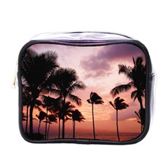 Palm Trees Mini Toiletries Bag (one Side) by LW323