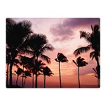 Palm Trees Double Sided Flano Blanket (Mini)  35 x27  Blanket Front