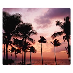 Palm Trees Double Sided Flano Blanket (small)  by LW323