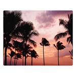 Palm Trees Double Sided Flano Blanket (Large)  80 x60  Blanket Front