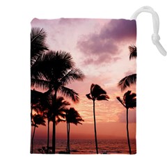 Palm Trees Drawstring Pouch (5xl) by LW323