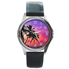 Ocean Paradise Round Metal Watch by LW323