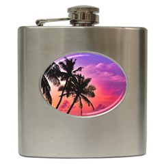 Ocean Paradise Hip Flask (6 Oz) by LW323