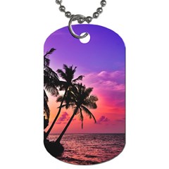 Ocean Paradise Dog Tag (two Sides) by LW323