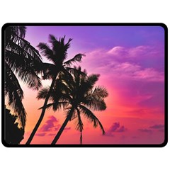 Ocean Paradise Double Sided Fleece Blanket (large)  by LW323