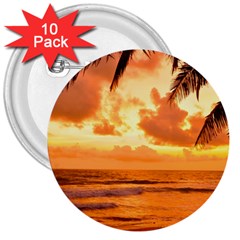 Sunset Beauty 3  Buttons (10 pack) 