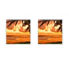 Sunset Beauty Cufflinks (Square)