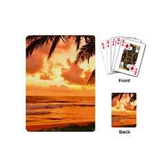 Sunset Beauty Playing Cards Single Design (Mini)