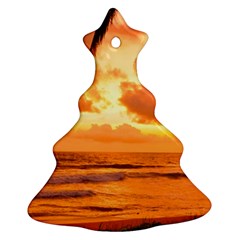 Sunset Beauty Christmas Tree Ornament (Two Sides)