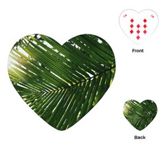 Relaxing Palms Playing Cards Single Design (heart) by LW323