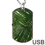 Relaxing Palms Dog Tag USB Flash (Two Sides) Front