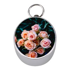 Sweet Roses Mini Silver Compasses by LW323