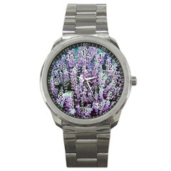 Lavender Love Sport Metal Watch by LW323