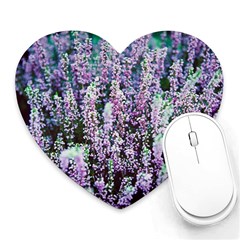 Lavender Love Heart Mousepads by LW323